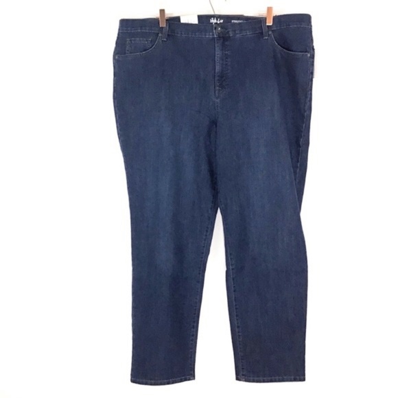 Style & Co Macy's Straight Leg High Rise Jeans NWT - Picture 2 of 3